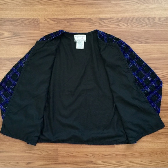 Papéll Boutique • Vintage Beaded Silk Jacket - Picture 5 of 8